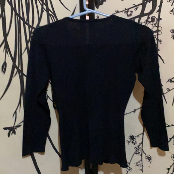 VTG 2000’s Playboy Women’s Black T Shirt Embelished W/Rhinestones Playboy Logo - Picture 9 of 14